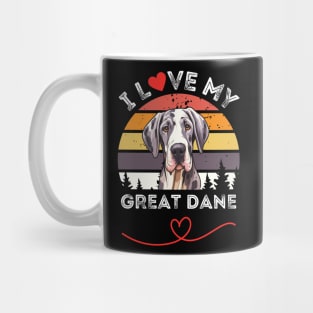 I Love my Great Dane Mug